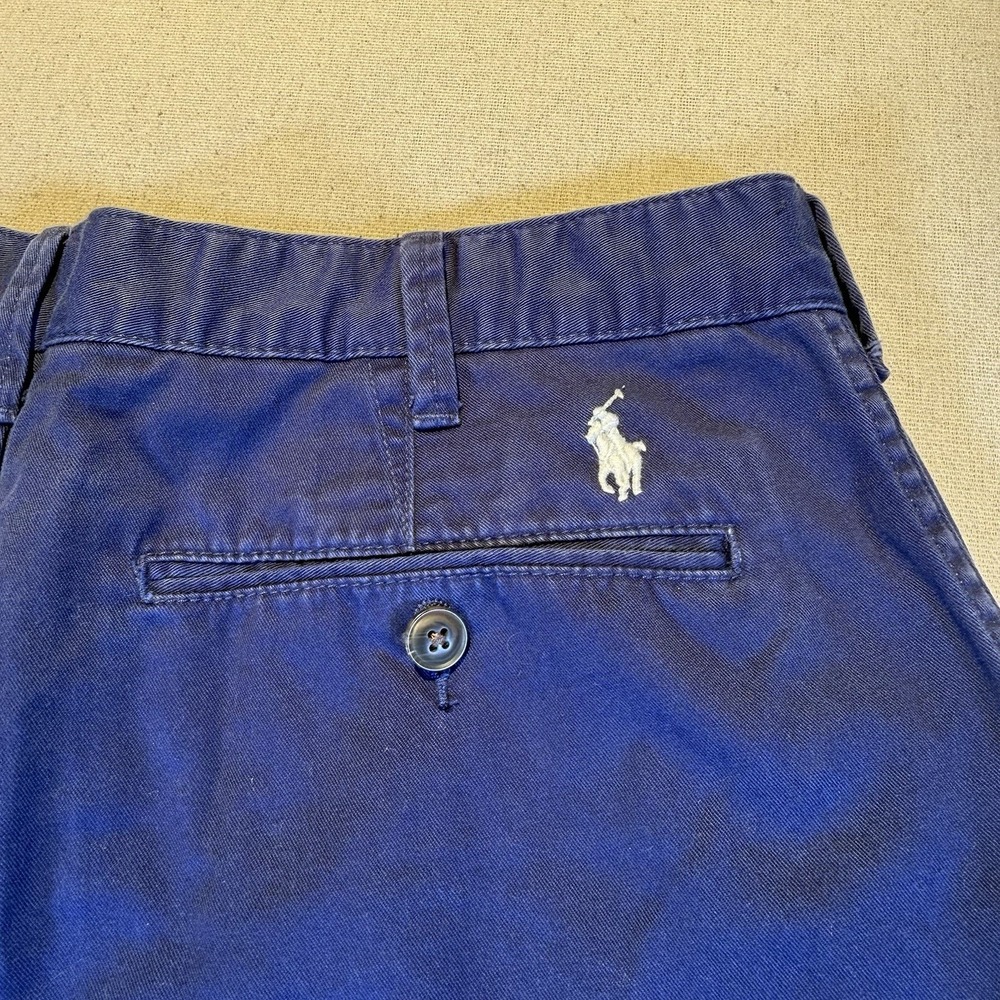 Polo Ralph Lauren Men's Shorts Size 31 Blue 100% Cotton Chino Style Classic